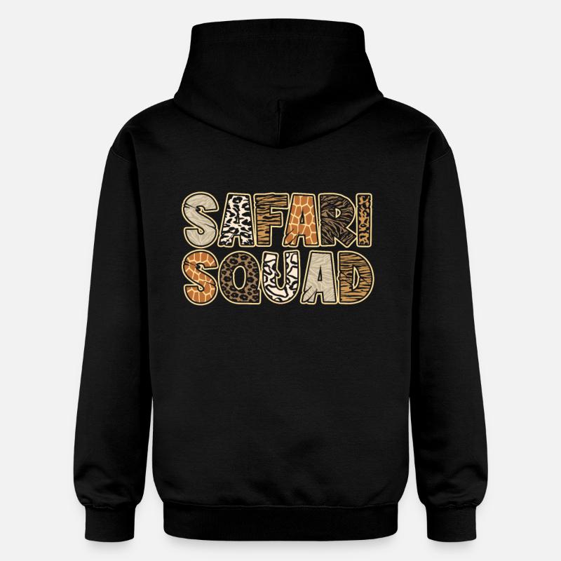 Safari Squad - Sweat à capuche Softstyle® Gildan Unisexe - noir
