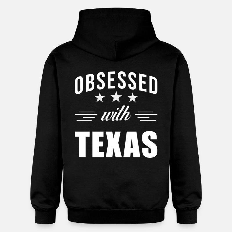 Texas - Sweat à capuche Softstyle® Gildan Unisexe - noir