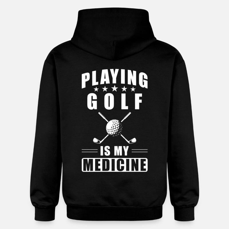 Golf - Gildan Unisex Softstyle® Midweight Hoodie - Schwarz