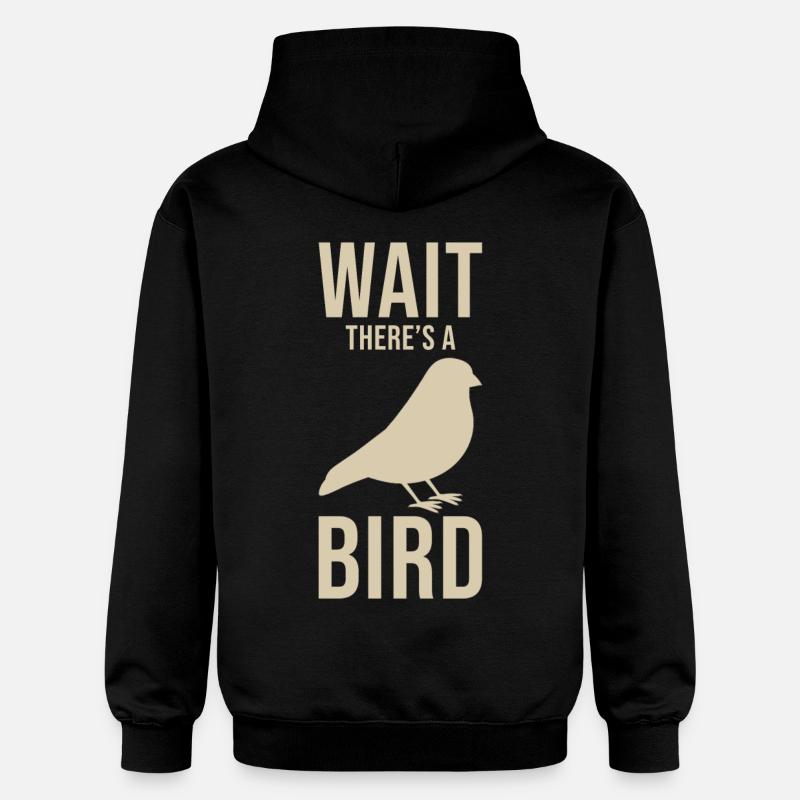 Vogelkundler Spruch - Gildan Unisex Softstyle® Midweight Hoodie - Schwarz