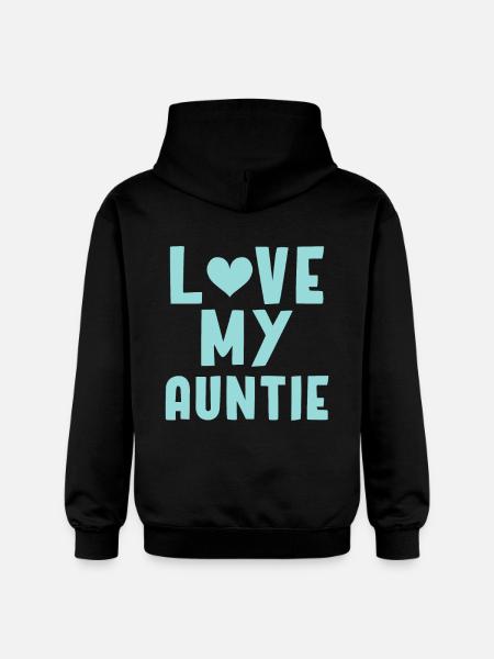 Auntie - Gildan Unisex Softstyle® Midweight Hoodie - black