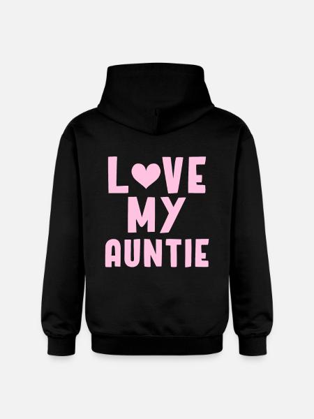 Auntie - Gildan Unisex Softstyle® Midweight Hoodie - black