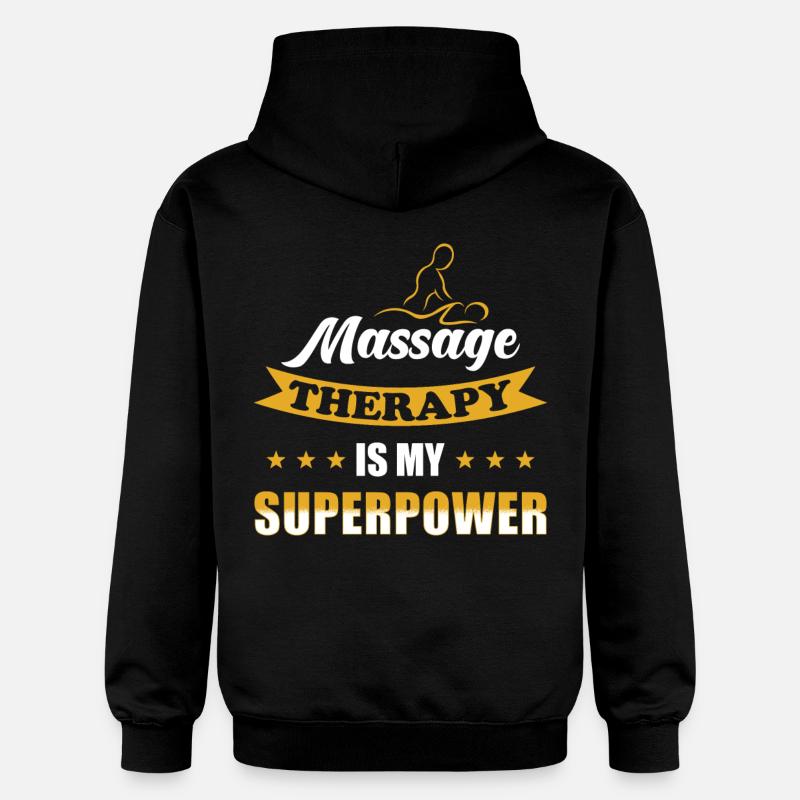 Masseur - Sweat à capuche Softstyle® Gildan Unisexe - noir