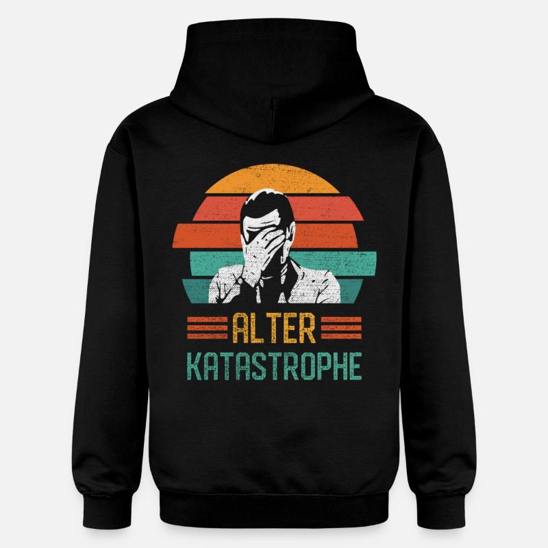 Alter Katastrophe - Gildan Unisex Softstyle® Midweight Hoodie - Schwarz