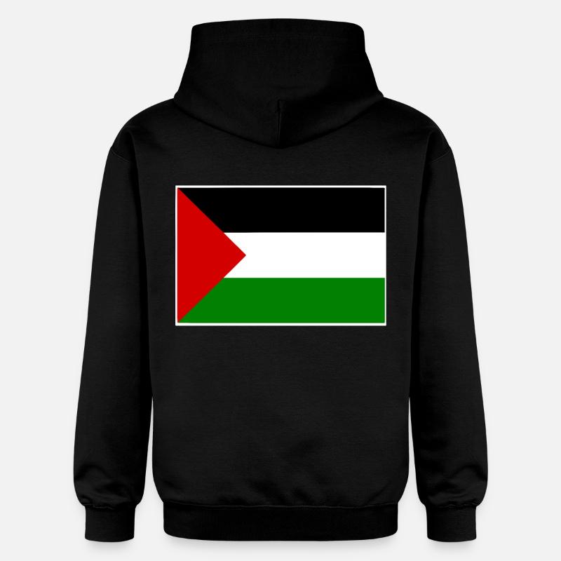 Free palestine - Sweat à capuche Softstyle® Gildan Unisexe - noir