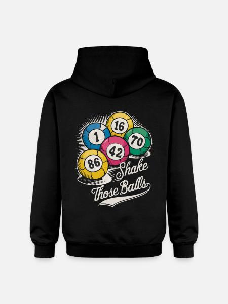 Shake those balls - Gildan Unisex Softstyle® Midweight Hoodie - black