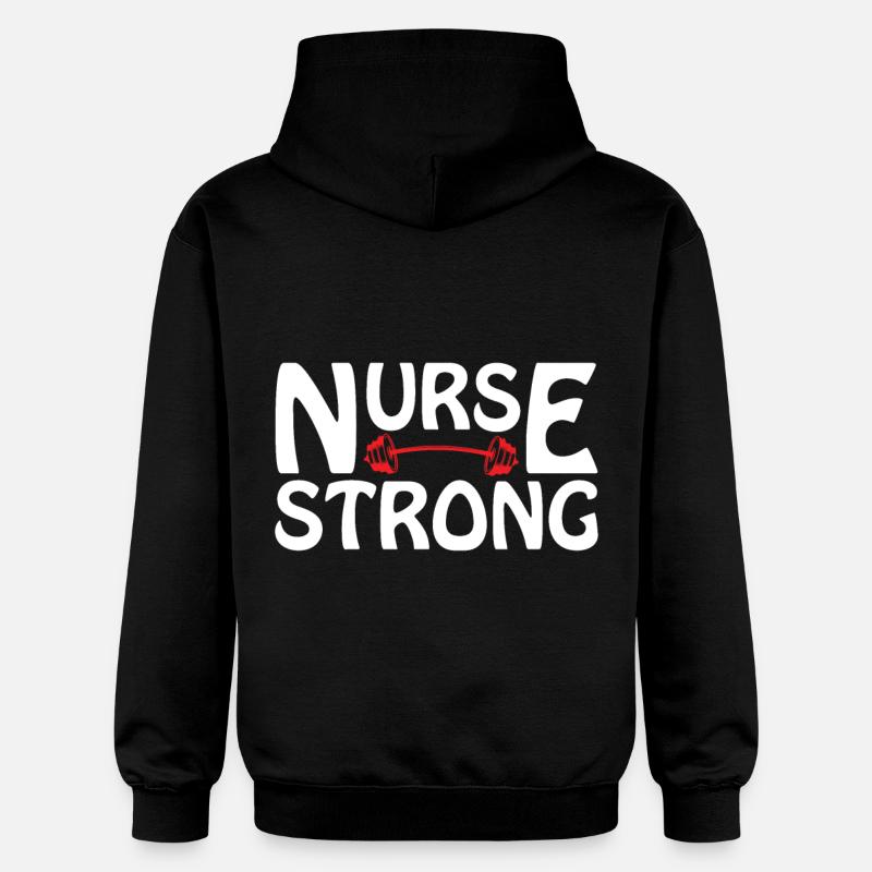 Krankenpfleger Krankenschwester - Gildan Unisex Softstyle® Midweight Hoodie - Schwarz