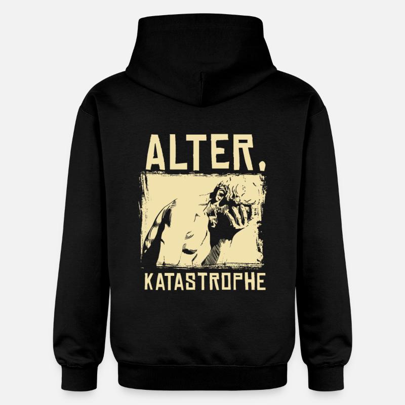 Alter Katastrophe - Gildan Unisex Softstyle® Midweight Hoodie - Schwarz
