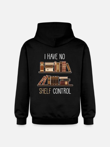 I have no shelf control - Gildan Unisex Softstyle® Midweight Hoodie - black