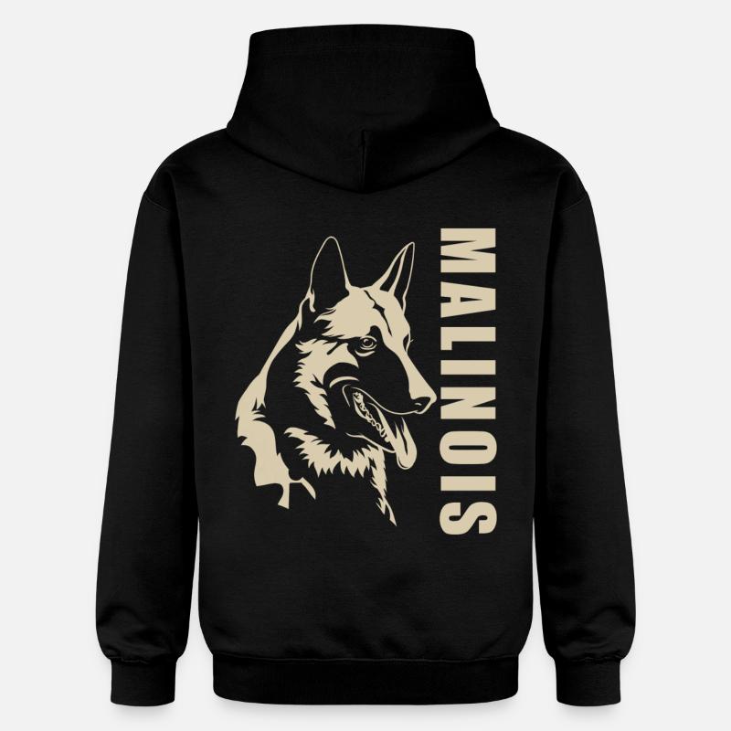 Malinois - Sweat à capuche Softstyle® Gildan Unisexe - noir