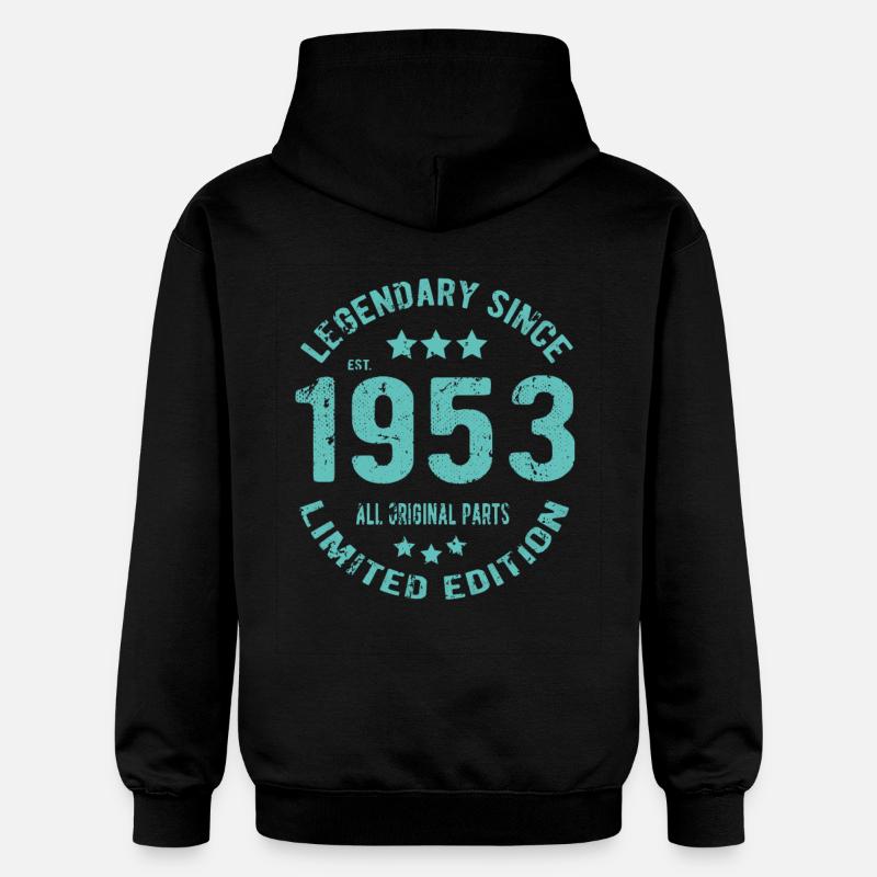 Anniversaire 1953 millésime - Sweat à capuche Softstyle® Gildan Unisexe - noir