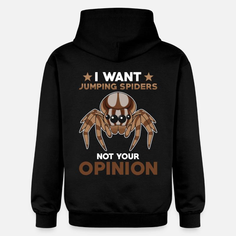 Dicton Jumping Spider - Sweat à capuche Softstyle® Gildan Unisexe - noir