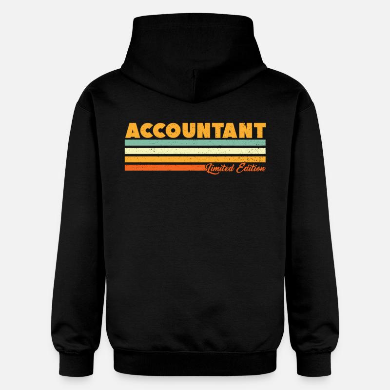 Comptable Retro Cadeau - Sweat à capuche Softstyle® Gildan Unisexe - noir