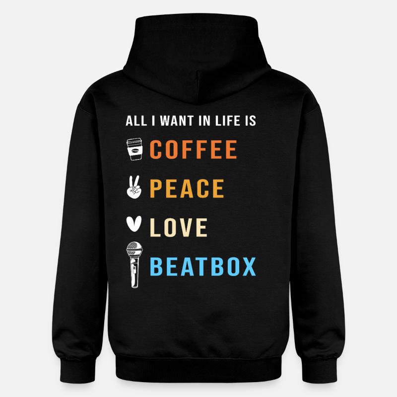 Boîte à rythmes - Sweat à capuche Softstyle® Gildan Unisexe - noir