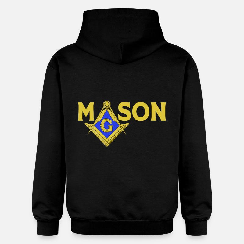 Francs-maçons Illuminati - Sweat à capuche Softstyle® Gildan Unisexe - noir