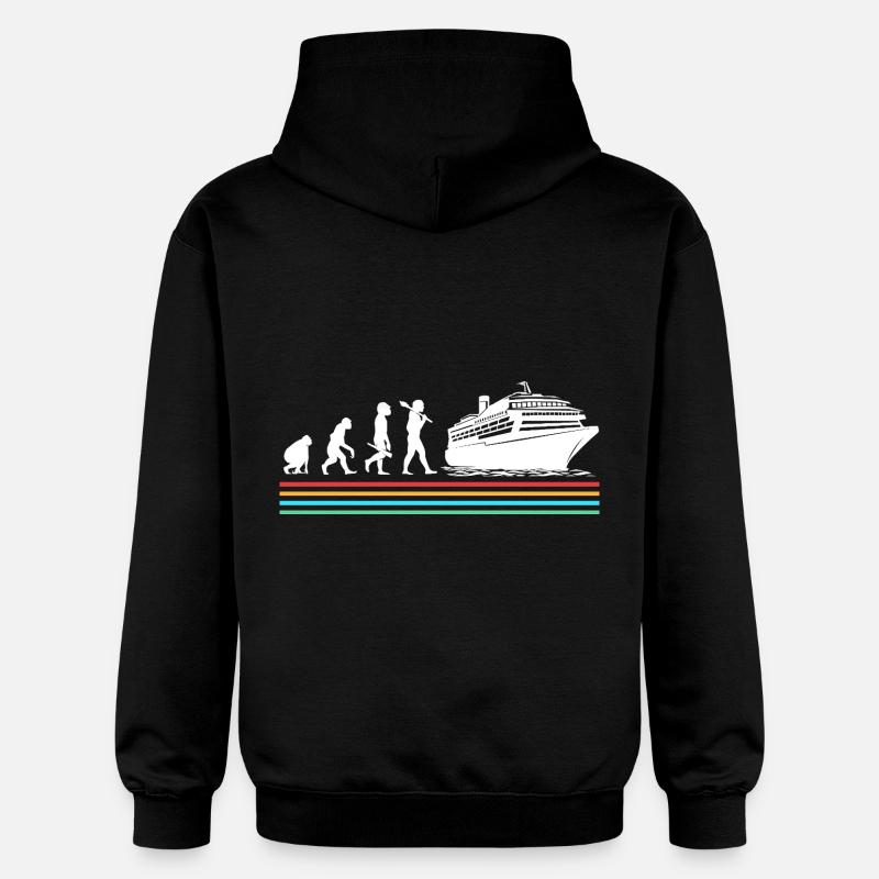 Kreuzfahrt Kreuzfahrtschiff Evolution - Gildan Unisex Softstyle® Midweight Hoodie - Schwarz