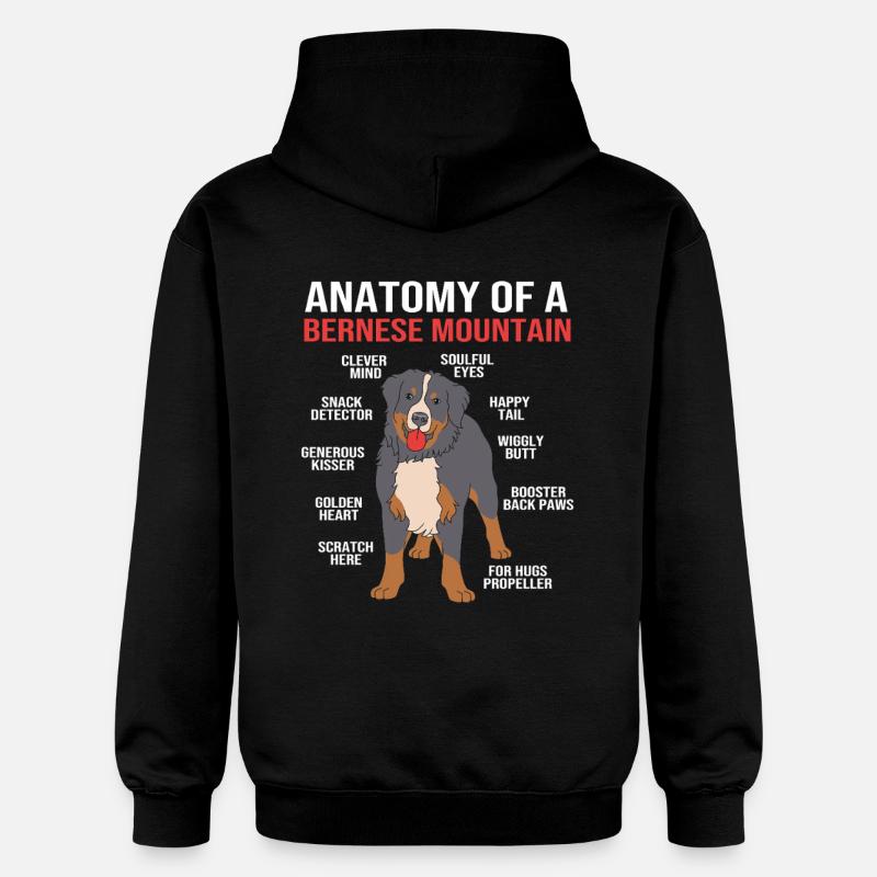 Bouvier bernois - Sweat à capuche Softstyle® Gildan Unisexe - noir