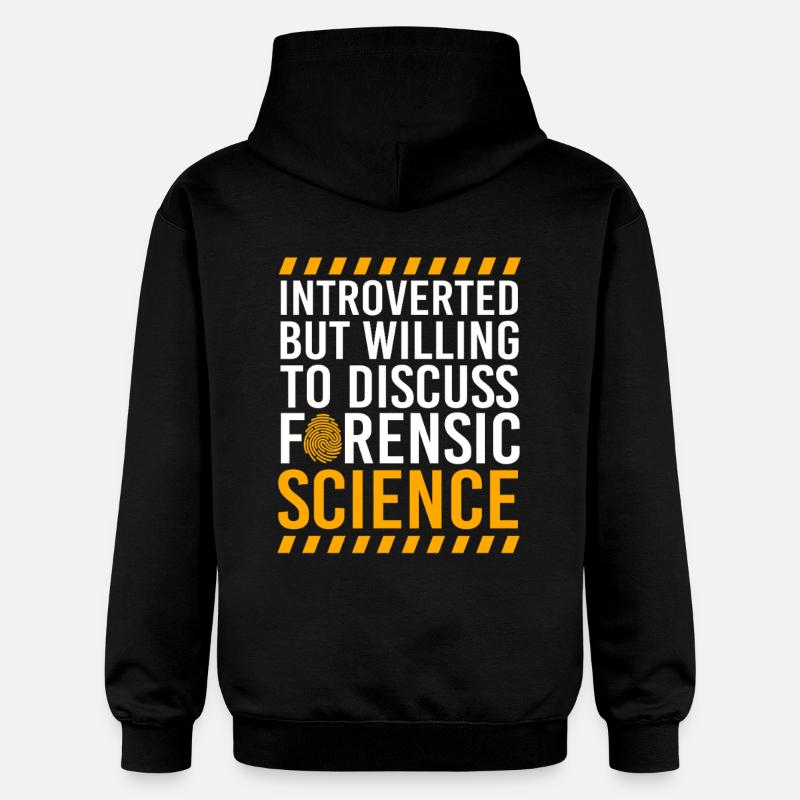 Forensik Forensiker Kriminaltechnik - Gildan Unisex Softstyle® Midweight Hoodie - Schwarz
