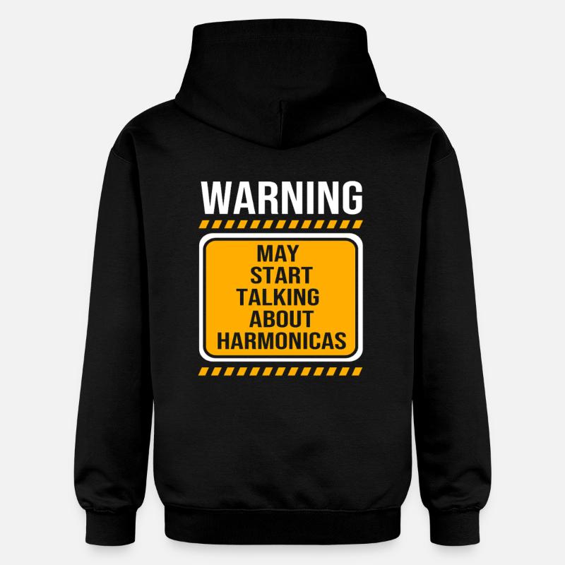 Harmonica - Sweat à capuche Softstyle® Gildan Unisexe - noir