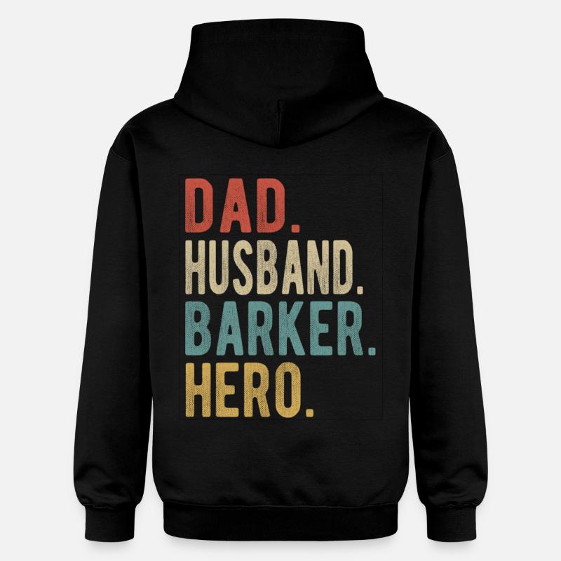 Barker Papa Mari Héros - Sweat à capuche Softstyle® Gildan Unisexe - noir