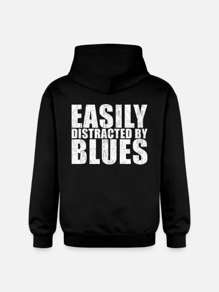 Blues Fan Gift - Gildan Unisex Softstyle® Midweight Hoodie - black