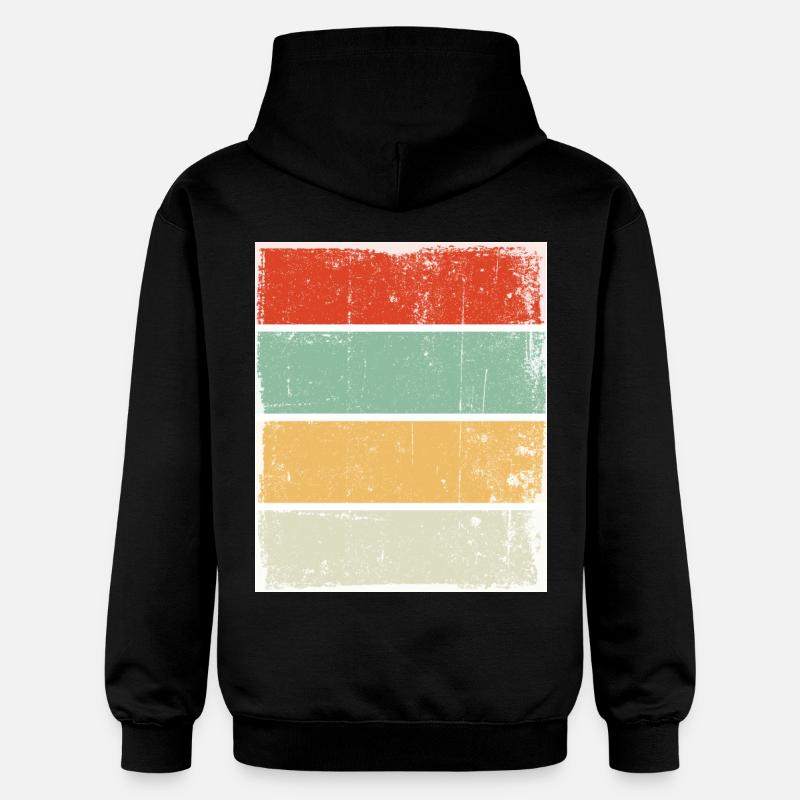 Rétro Arrière-plan Sunset Grunge - Sweat à capuche Softstyle® Gildan Unisexe - noir