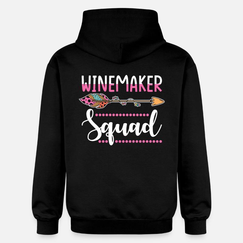 Winemaker Wine Growing Winery Équipe - Sweat à capuche Softstyle® Gildan Unisexe - noir