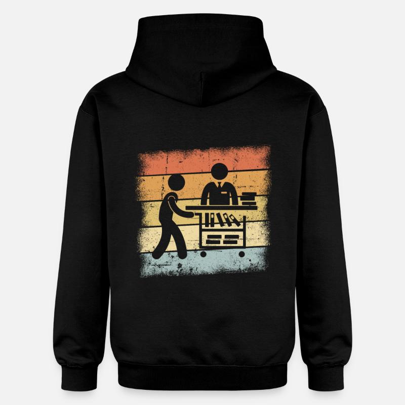 Bibliothekar - Gildan Unisex Softstyle® Midweight Hoodie - Schwarz