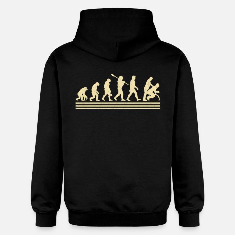 Physiotherapeut Assistant Evolution - Gildan Unisex Softstyle® Midweight Hoodie - Schwarz