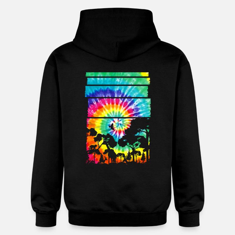 Afrique Safari Savannah - Sweat à capuche Softstyle® Gildan Unisexe - noir