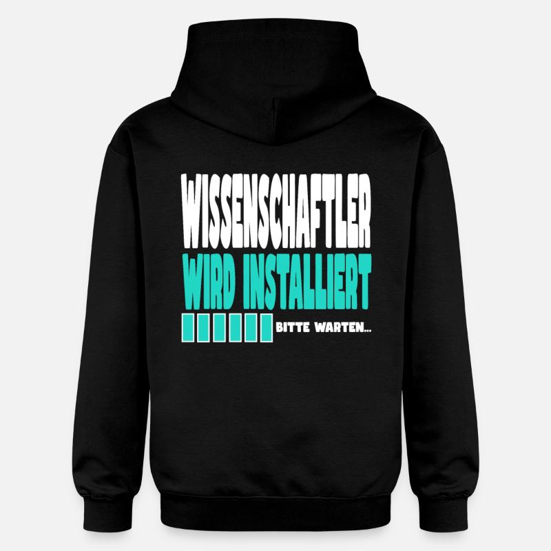 Wissenschaftler wird installiert - Gildan Unisex Softstyle® Midweight Hoodie - Schwarz