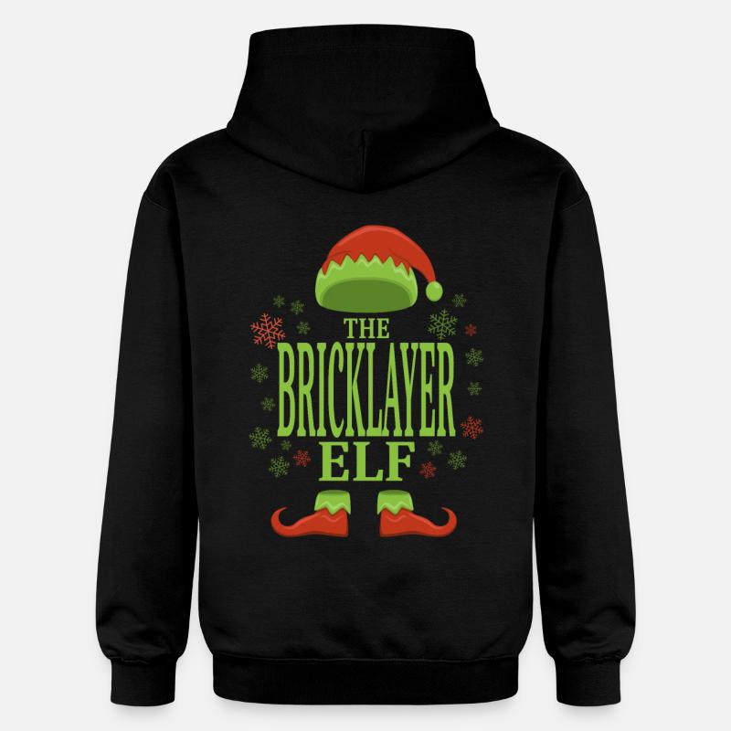 Elfe de Noël Maurer - Sweat à capuche Softstyle® Gildan Unisexe - noir