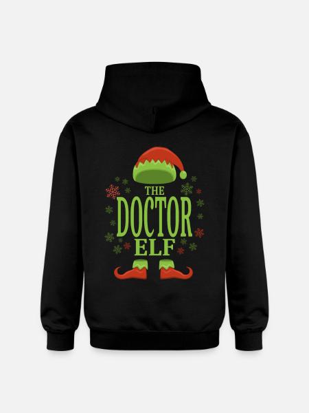 Doktor Weihnachtself - Gildan Unisex Softstyle® Midweight Hoodie - Schwarz