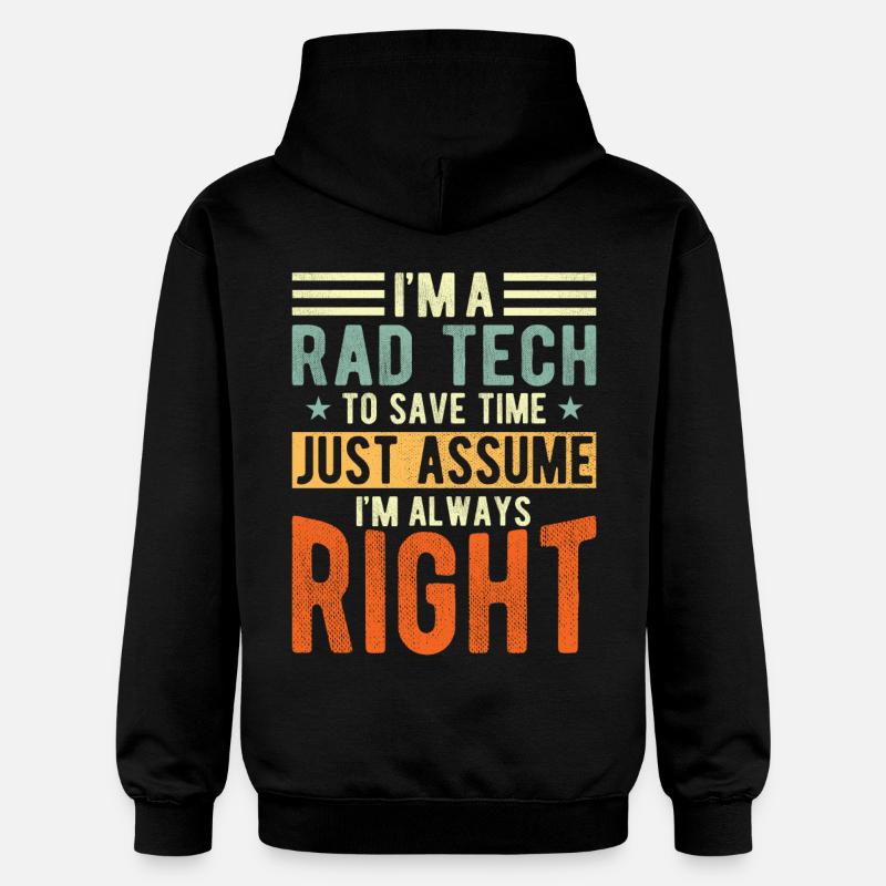 Rad Tech - Sweat à capuche Softstyle® Gildan Unisexe - noir