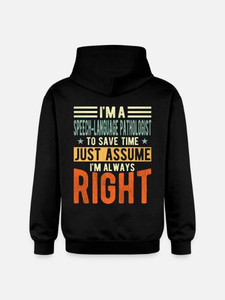Language pathologist - Gildan Unisex Softstyle® Midweight Hoodie - black