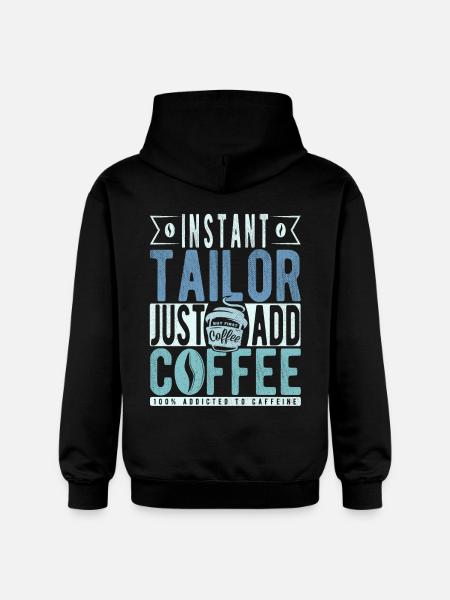 Schneider Kaffee Spruch - Gildan Unisex Softstyle® Midweight Hoodie - Schwarz