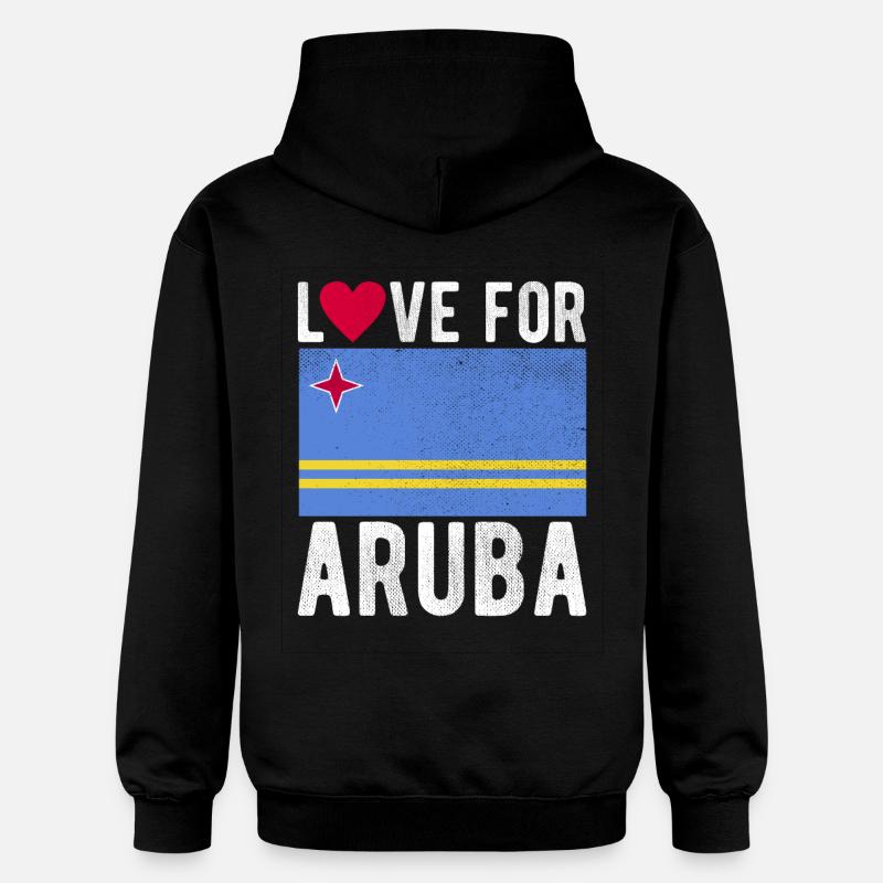 Souvenir d’Aruba - Sweat à capuche Softstyle® Gildan Unisexe - noir