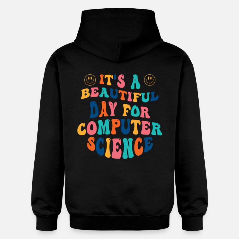 Informatik Studentin - Gildan Unisex Softstyle® Midweight Hoodie - Schwarz