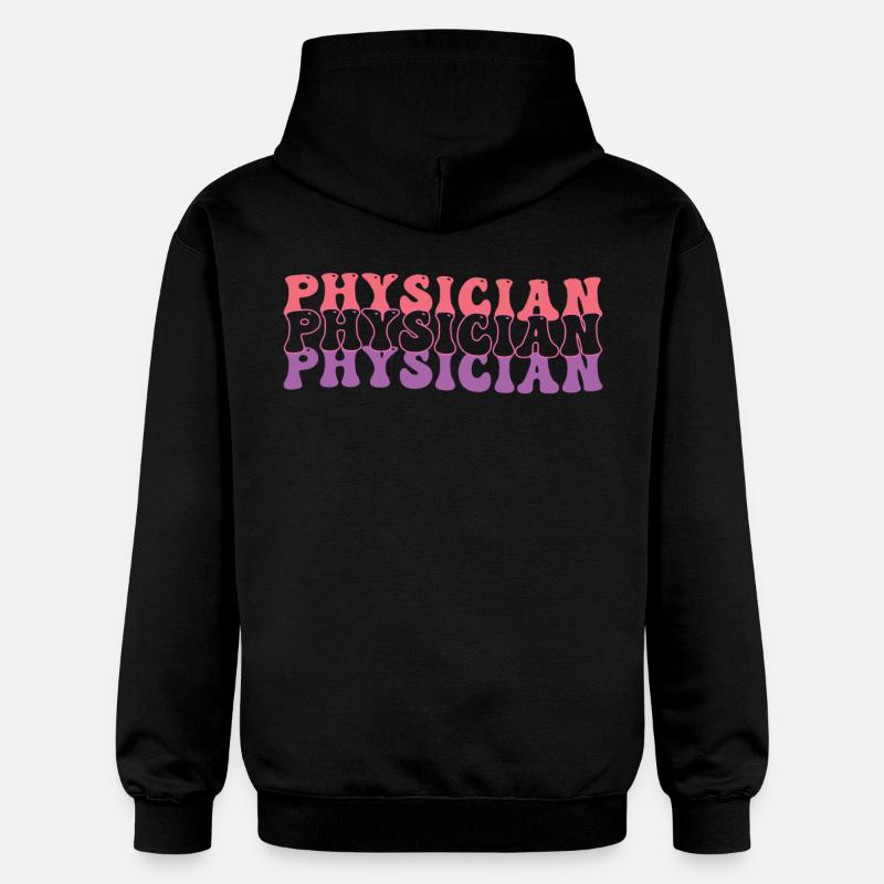 Infirmière Hippie - Sweat à capuche Softstyle® Gildan Unisexe - noir