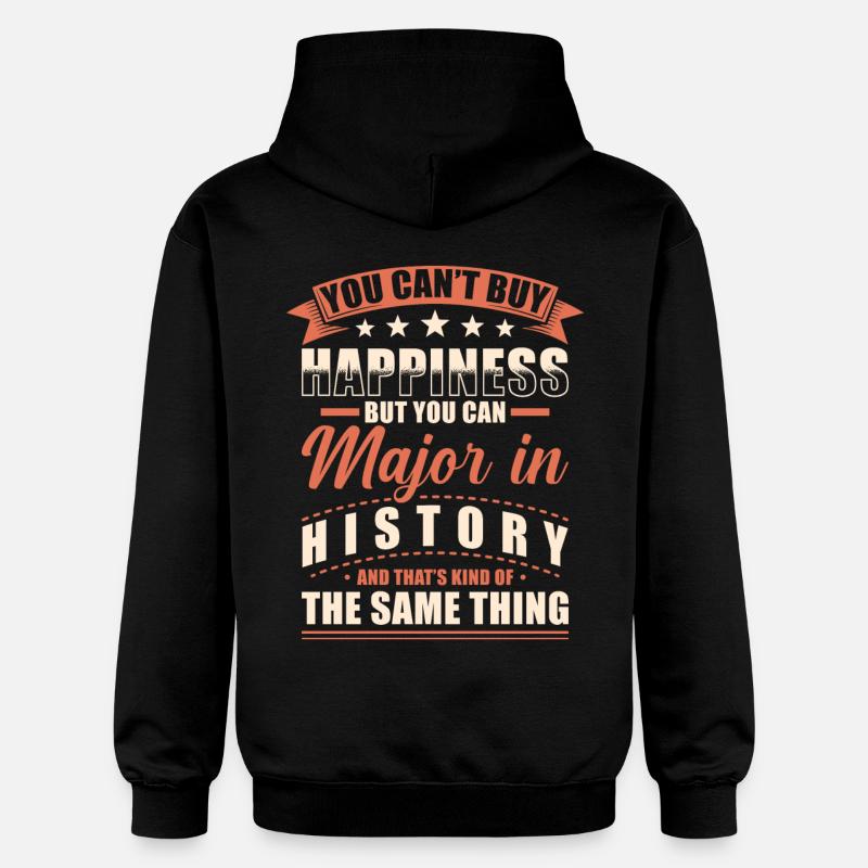 Histoire Graduation - Sweat à capuche Softstyle® Gildan Unisexe - noir