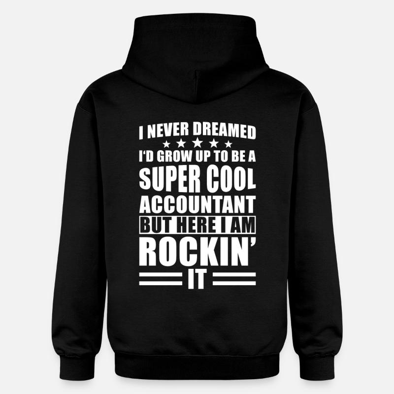 Buchhalter Spruch - Gildan Unisex Softstyle® Midweight Hoodie - Schwarz