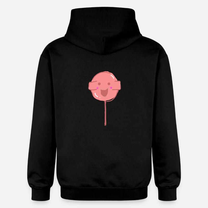 Bonbons Kawaii - Sweat à capuche Softstyle® Gildan Unisexe - noir