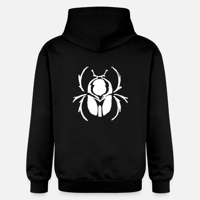 Egypte Ancien symbole Khéper - Sweat à capuche Softstyle® Gildan Unisexe - noir