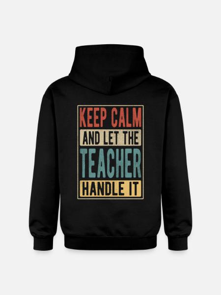 Lehrer Retro Geschenk - Gildan Unisex Softstyle® Midweight Hoodie - Schwarz