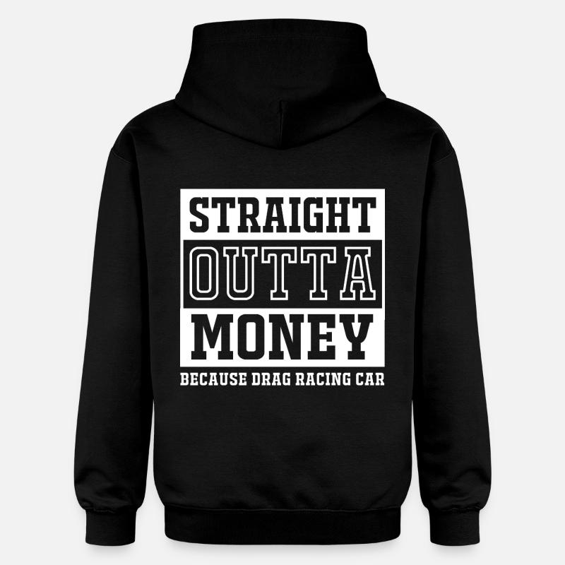 Course de dragsters - Sweat à capuche Softstyle® Gildan Unisexe - noir