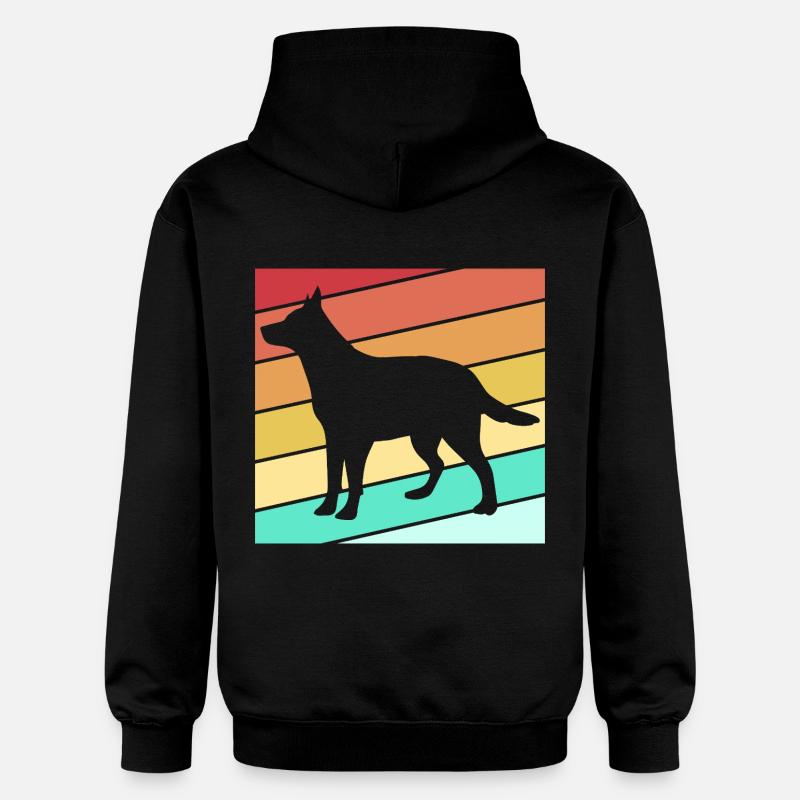 Bouvier australien chien - Sweat à capuche Softstyle® Gildan Unisexe - noir