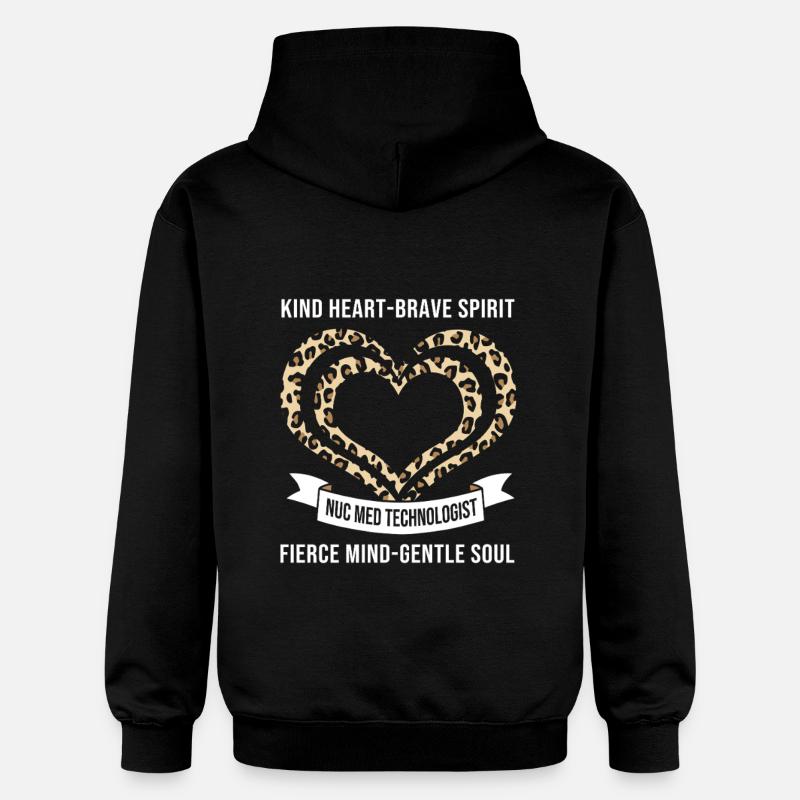 Nuklear Nuklearmedizin Atom Radiologie - Gildan Unisex Softstyle® Midweight Hoodie - Schwarz