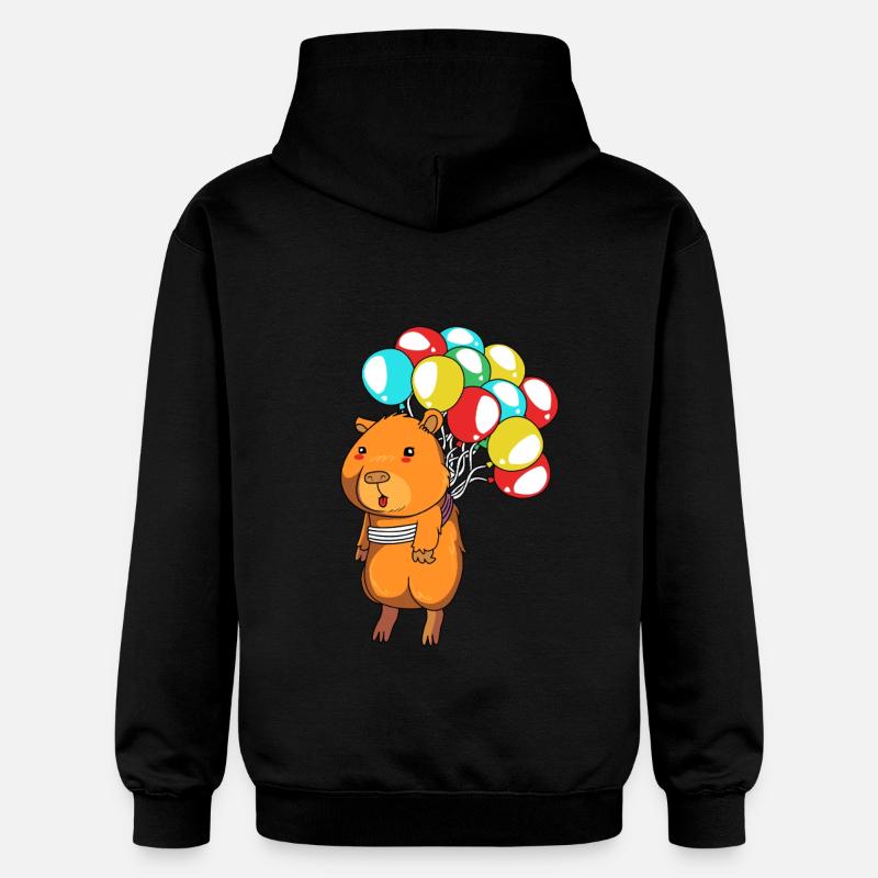 Capybara Capibara - Sweat à capuche Softstyle® Gildan Unisexe - noir