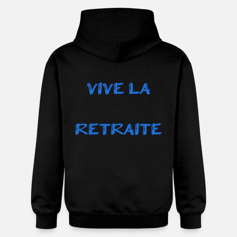RETRAITE. RETRAITE. RETRAITEE. RETRAITE - Sweat à capuche Softstyle® Gildan Unisexe - noir