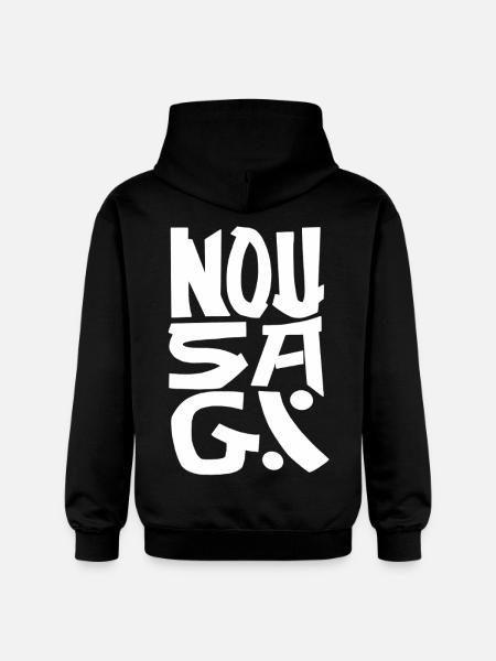 NousagiBrand - Sweat à capuche Softstyle® Gildan Unisexe - noir